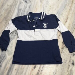 Polo by Ralph Lauren Kids Blue and White Striped Polo